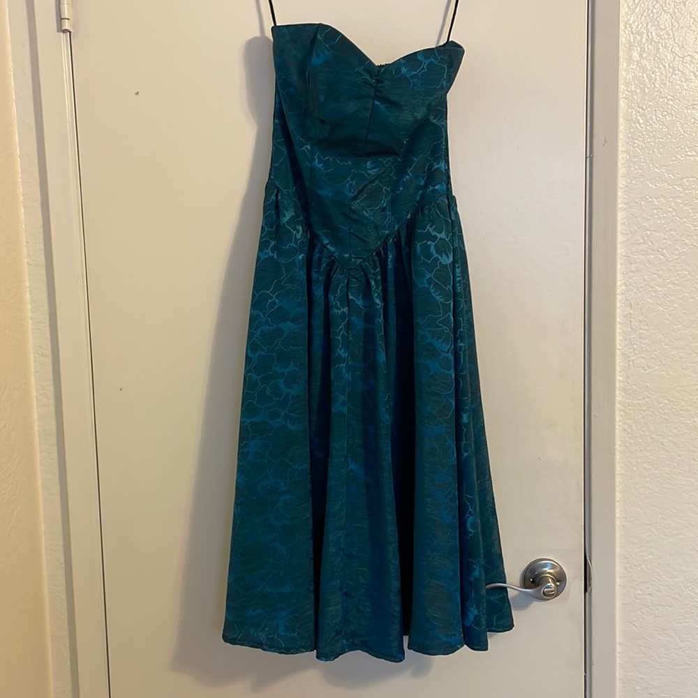 Vintage teal dress